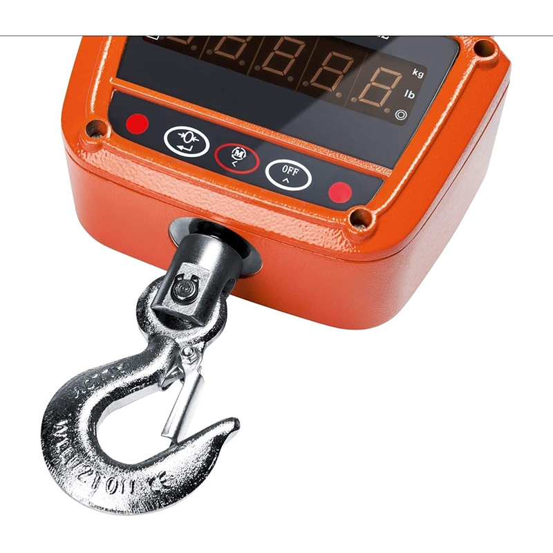 Wholesale 300kg Digital LED Hanging Scale Portable Mini Crane Scale 3600mAh  Rechargeable Industrial Hook Scales Manufacturer and Supplier